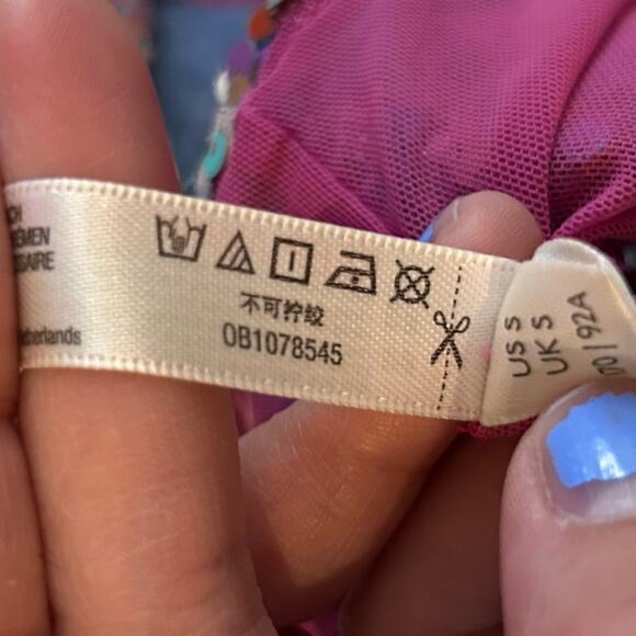 Intimately Free People Rainbow Sequin Big Night Cropped Going Out Bra Top Small - Picture 6 of 6